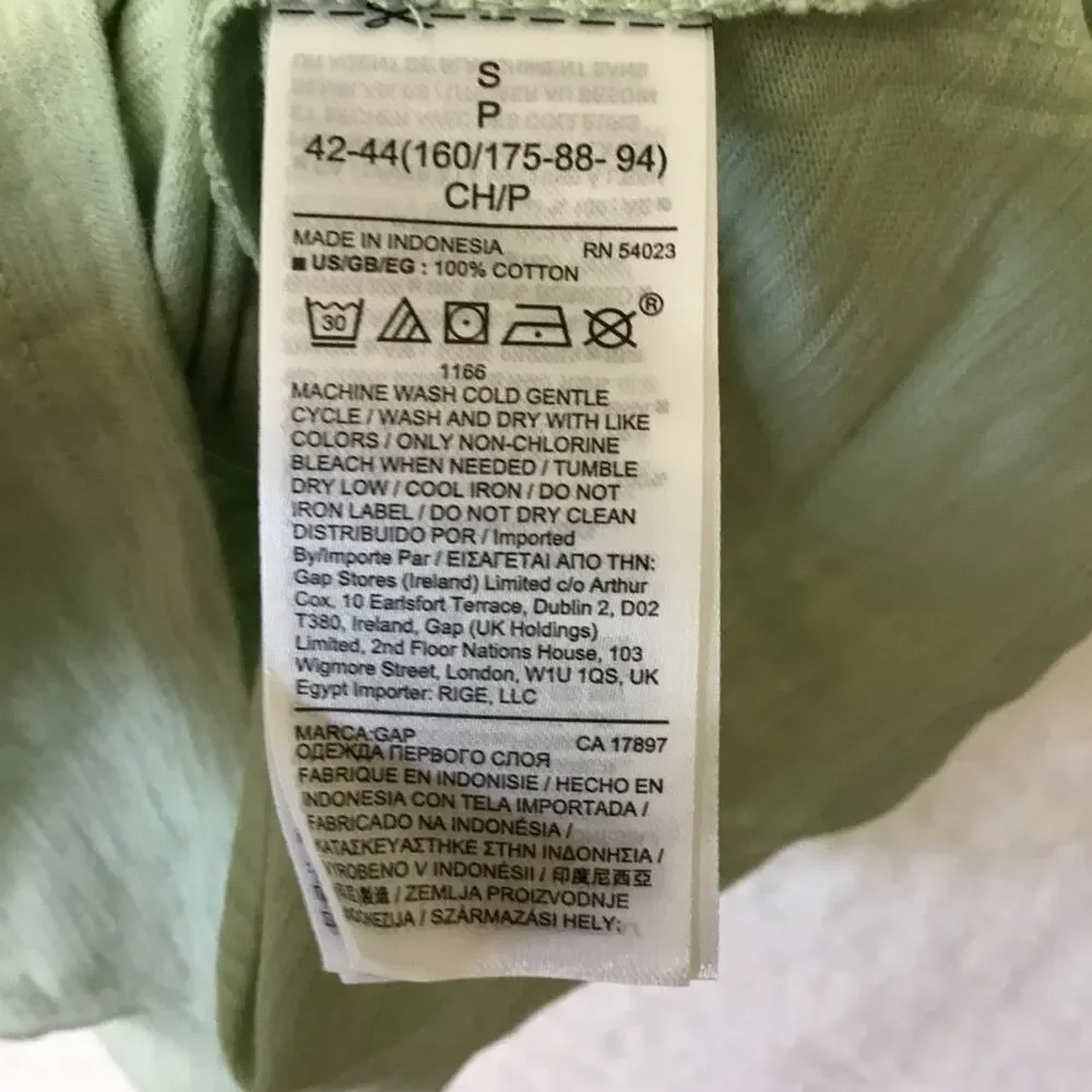 GAP Factory Green Easy Bell Sleeve T-Shirt - Picture 7 of 11